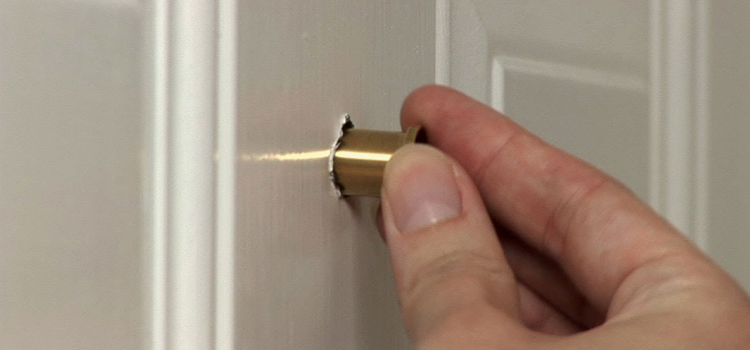 peephole door repair in Hillsborough